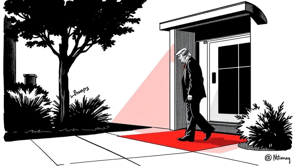 Media Spins Trump's Sidewalk Inspection as a 'Meltdown'