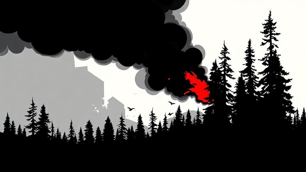 18,000 Flee Canada Wildfires as Ottawa Lectures World on Climate