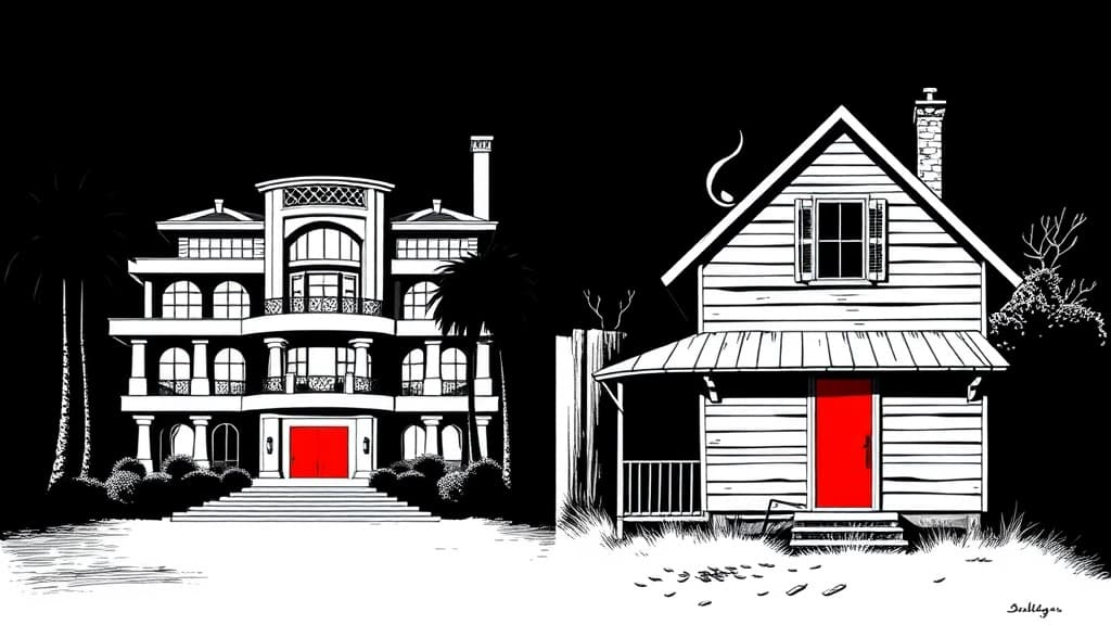 $22.9M Hollywood Mansion vs. $660K Petaluma Shack: Two-Tier Housing Squeeze