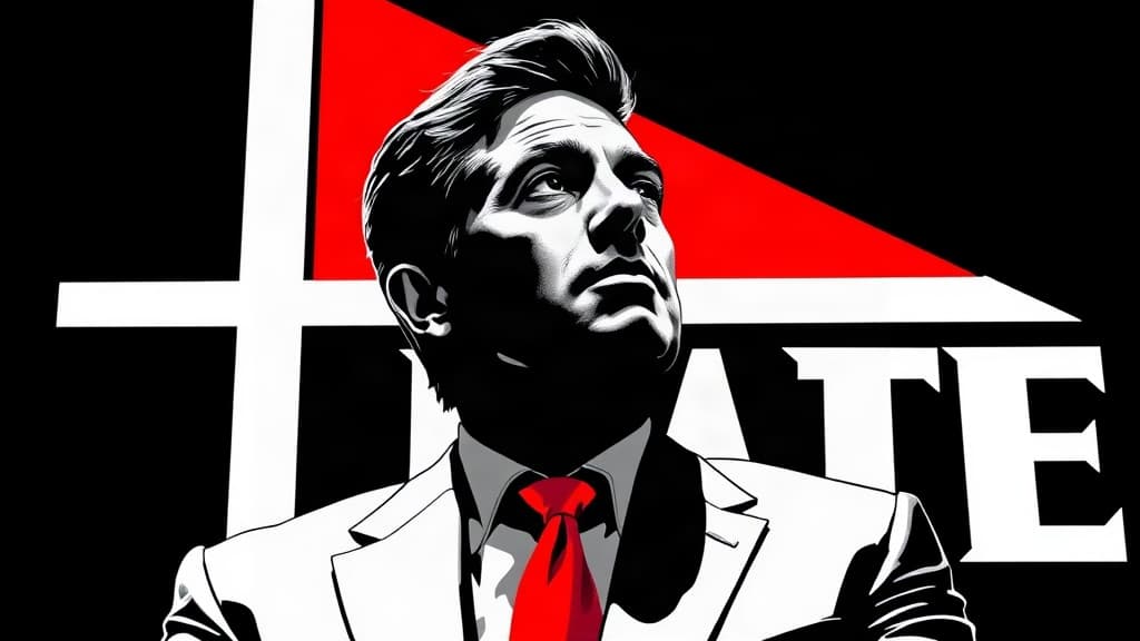 The Hollywood mogul blasts Trump's self-enrichment while defending his own Saudi deals as 'shades of gray'—classic establishment projection.