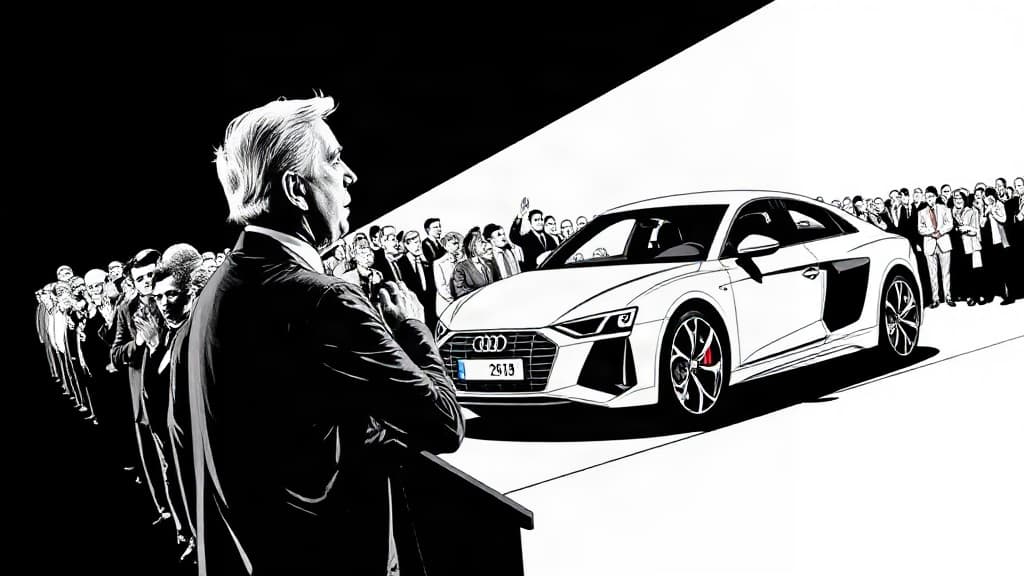 Audi CEO At Trump Rally Sparks German Elite Meltdown Over $4B Georgia Factory