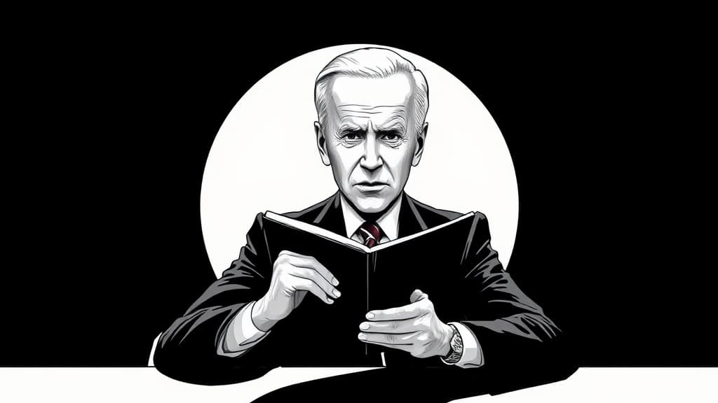 Biden Caught on Tape Sharing Classified Docs With Ghostwriter