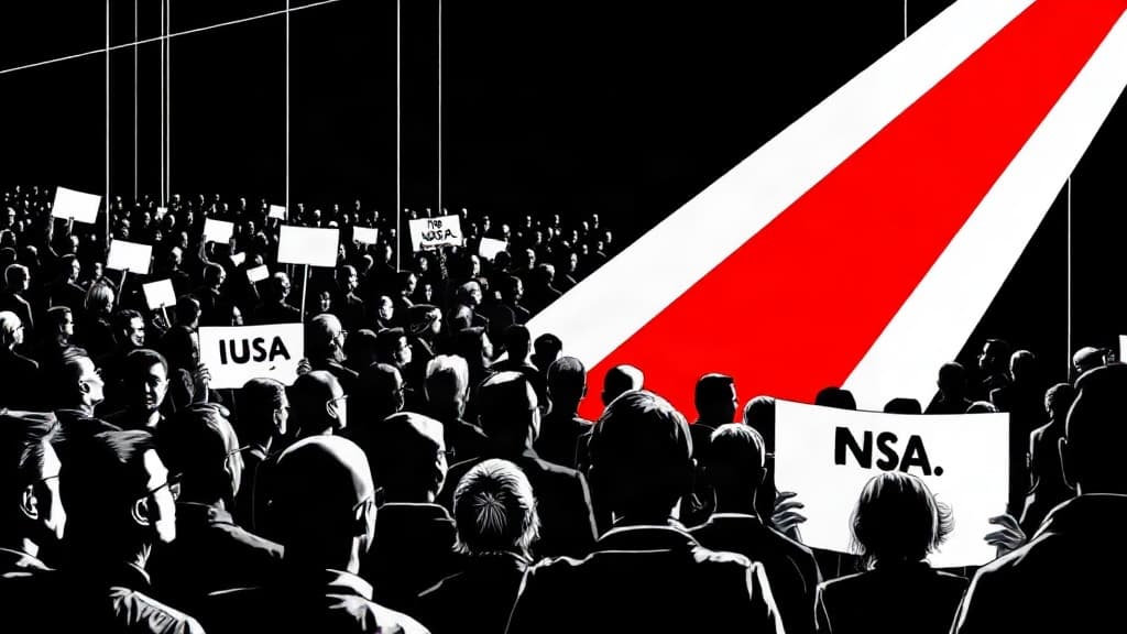 Data Center Crowd Drowns Out Protesters With 'USA' Chants