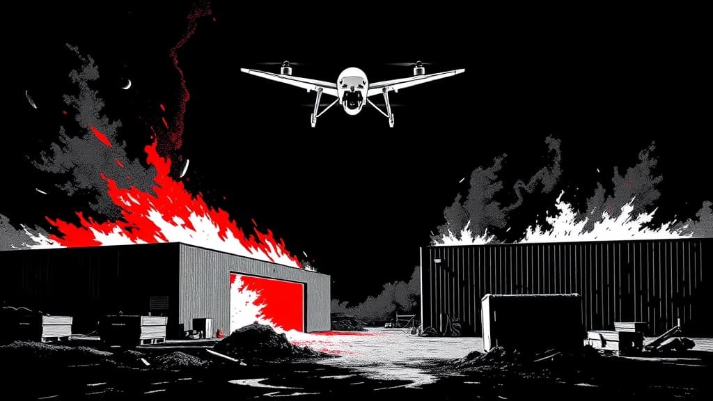 Drones Burn Russian Warehouses, Strike US Bases — You Pay for Both