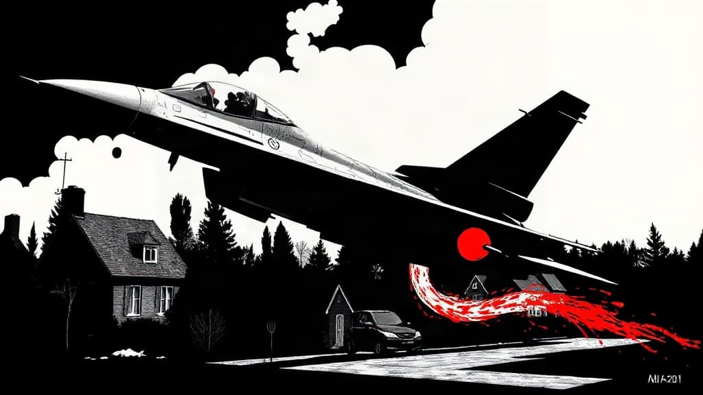F-16 Crashes Into Michigan Homes — Contractor Class Profits, Risk Stays Home