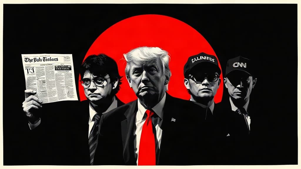 Five Outlets, One Script: Media's Manufactured Trump 'Chaos'