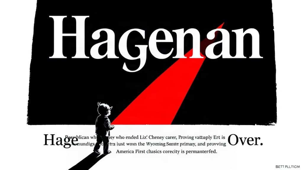 Hageman Wins Wyoming Senate Primary, Proving Cheney Era Is Over