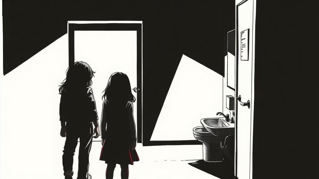 Dad Takes Daughters Into Women's Bathroom, Stranger Calls Cops