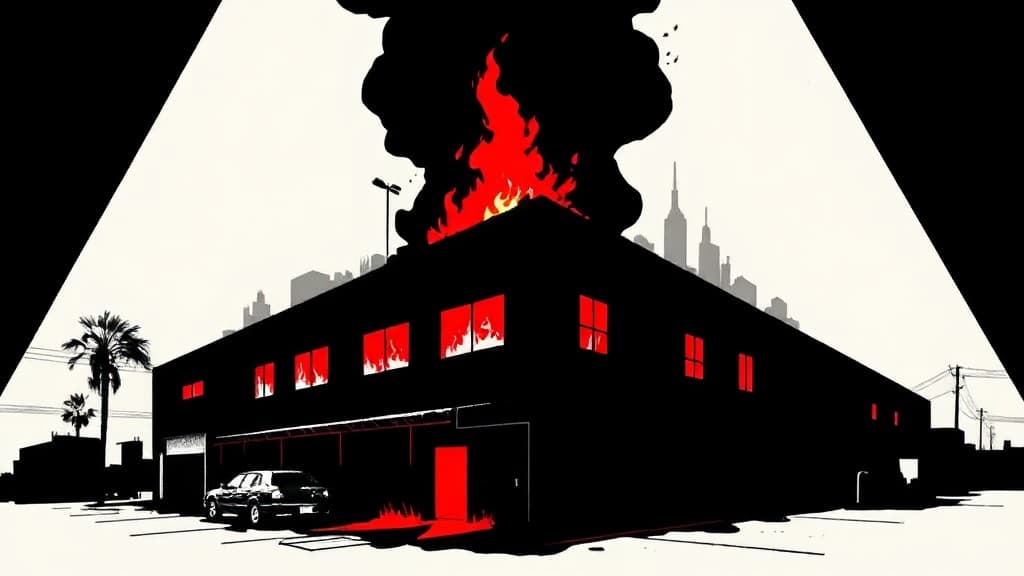 LA Warehouse Fire Burns Six Days, Exposing Blue-City Incompetence