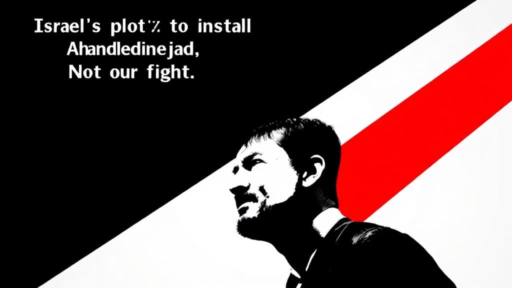 Israel's Plot to Install Ahmadinejad Collapses—Not Our Fight