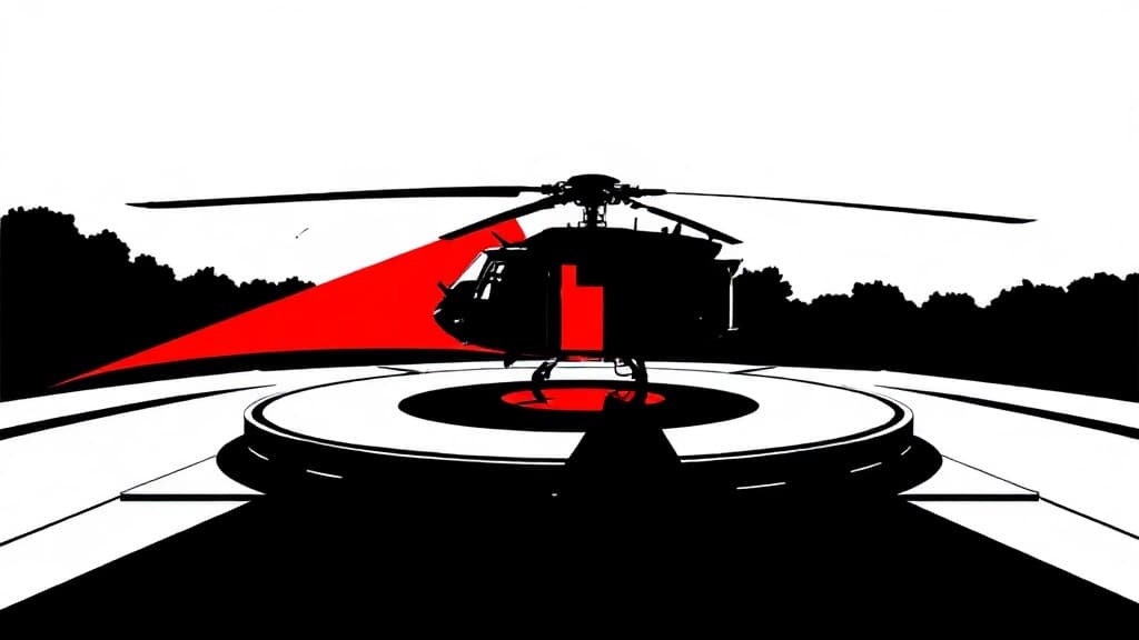 Media Calls Trump Helipad Fix 'Rage' — The Slant Was Real