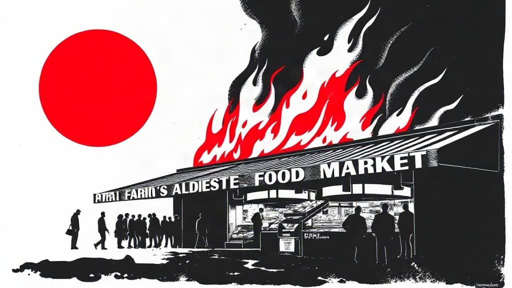 Paris's Oldest Food Market Burns; Press Weeps as U.S. Infrastructure Rots