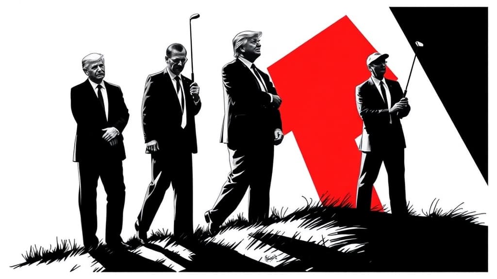 Press Chases Trump Birthday Golf, Buries Biden Corruption