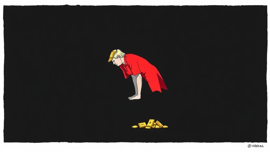 Press Mocked Trump's Gold Gift, Missed the Lobbying Play