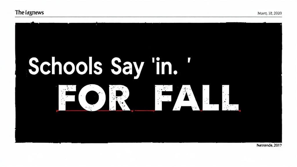 Schools Say 'Ready' for Fall — But Hide Curriculum From Parents
