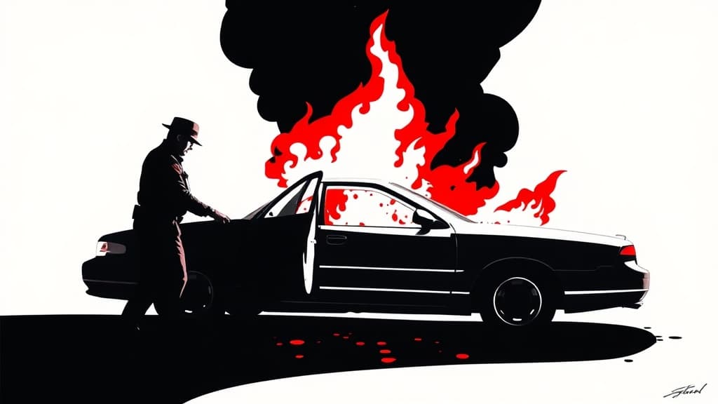 Texas Cop Saves Man From Burning Car as Media Stays Silent