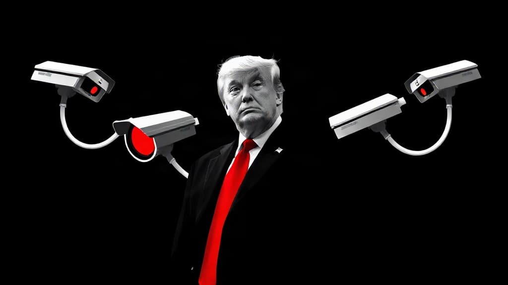Trump backs the Flock AI tracking network as bipartisan backlash mounts and NC citizens destroy the cameras.