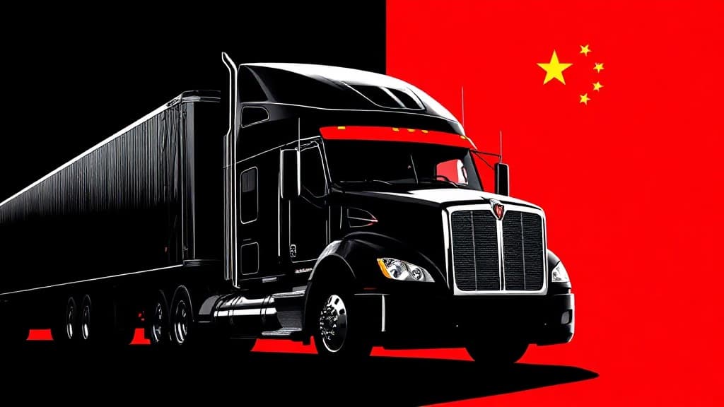 Trump Enforces China Trade Pacts, Taps Vets To Replace Illegal Truckers