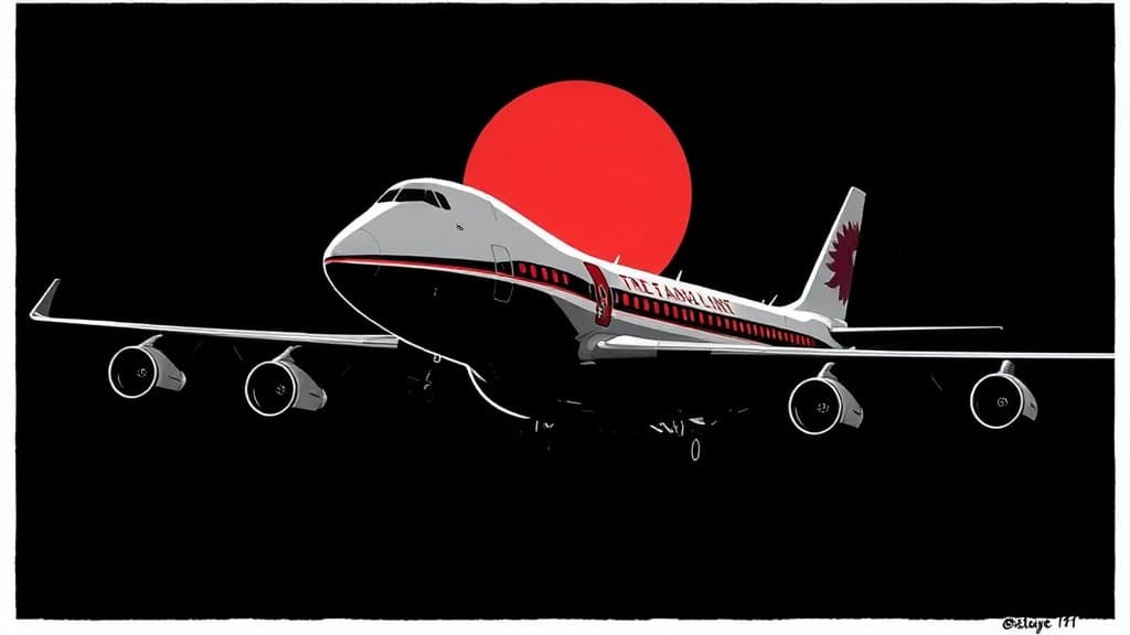 Trump Flies Qatari-Gifted Air Force One as Media Melts Down