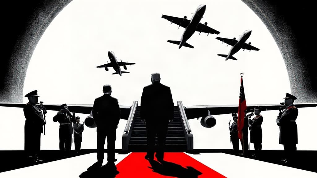 Trump Meets Xi With B-1 Flyover as Press Boycott Backfires