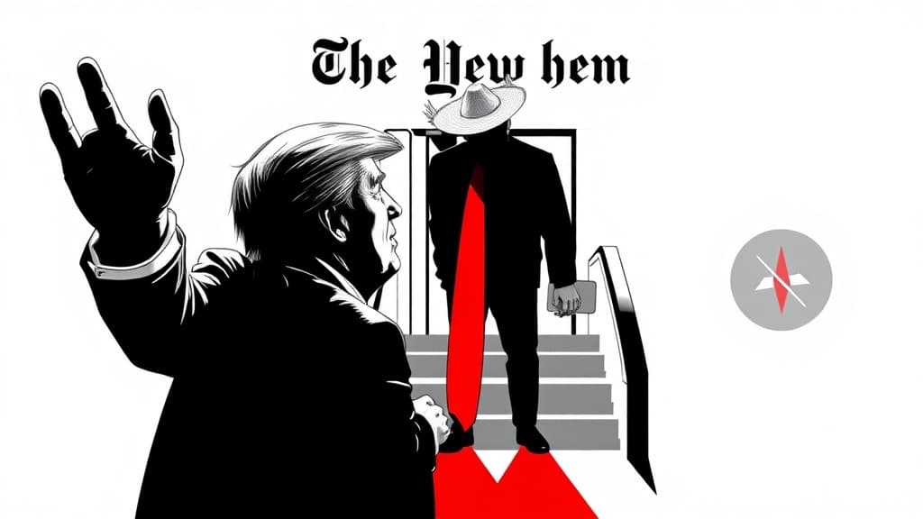 Trump Subpoenas NYT, Blasts 'Communist' Dems and 'Ignorant' Press